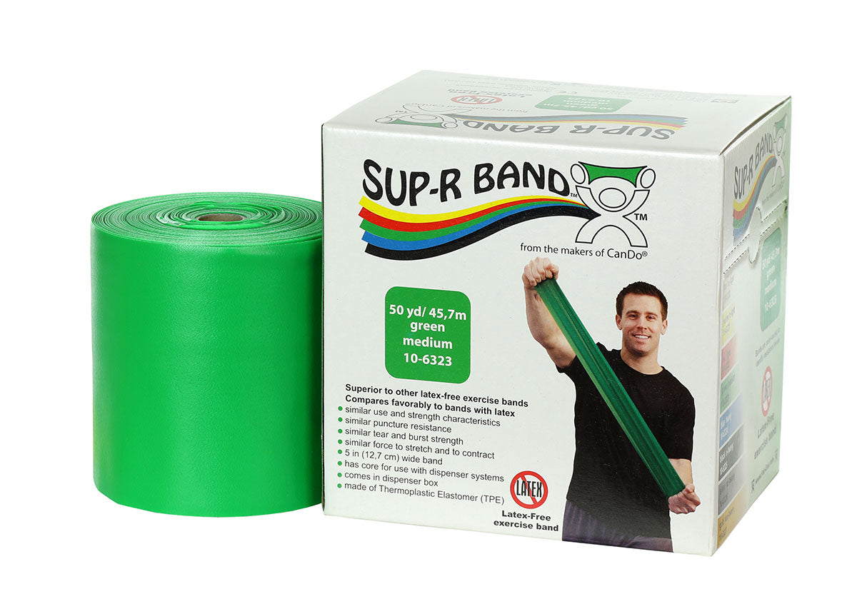 Sup-R Band Latex Free Exercise Band - 50 Yard Roll 