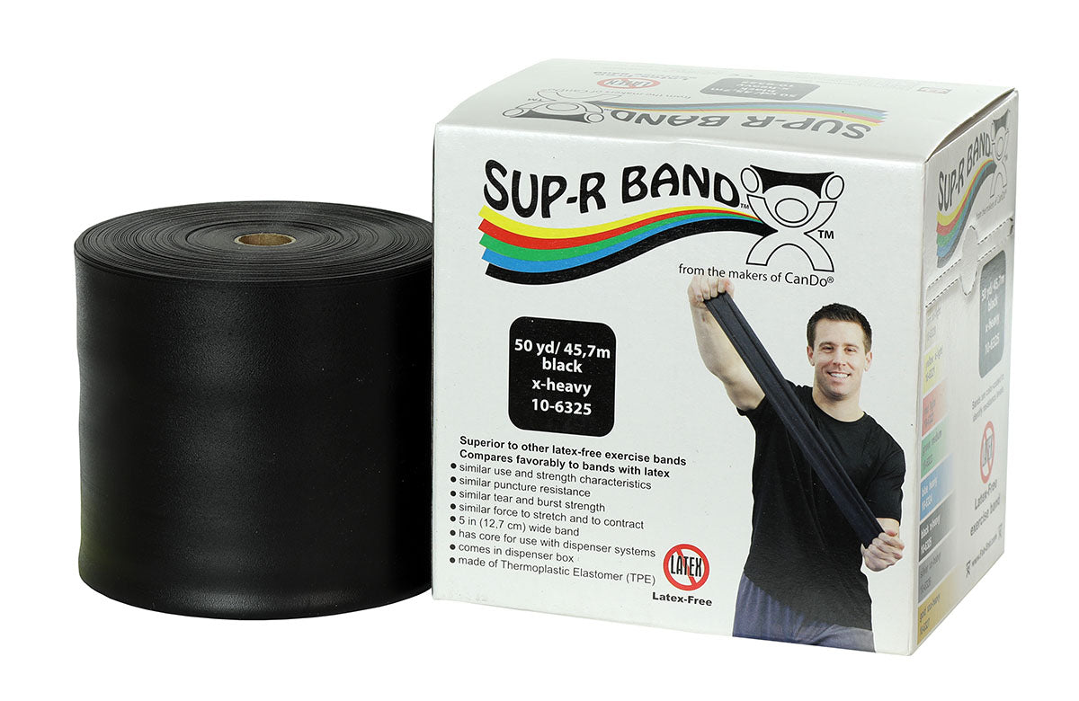 Sup-R Band Latex Free Exercise Band - 50 Yard Roll 
