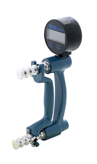 Baseline Digital LCD Hand Dynamometer – 300 lb. ER Capacity (SKU 12-0247)
