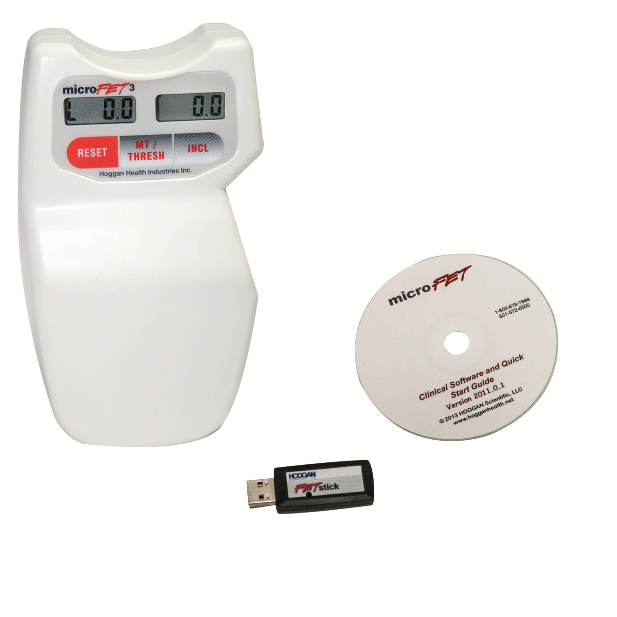 MicroFET3 Digital MMT Inclinometer Combination