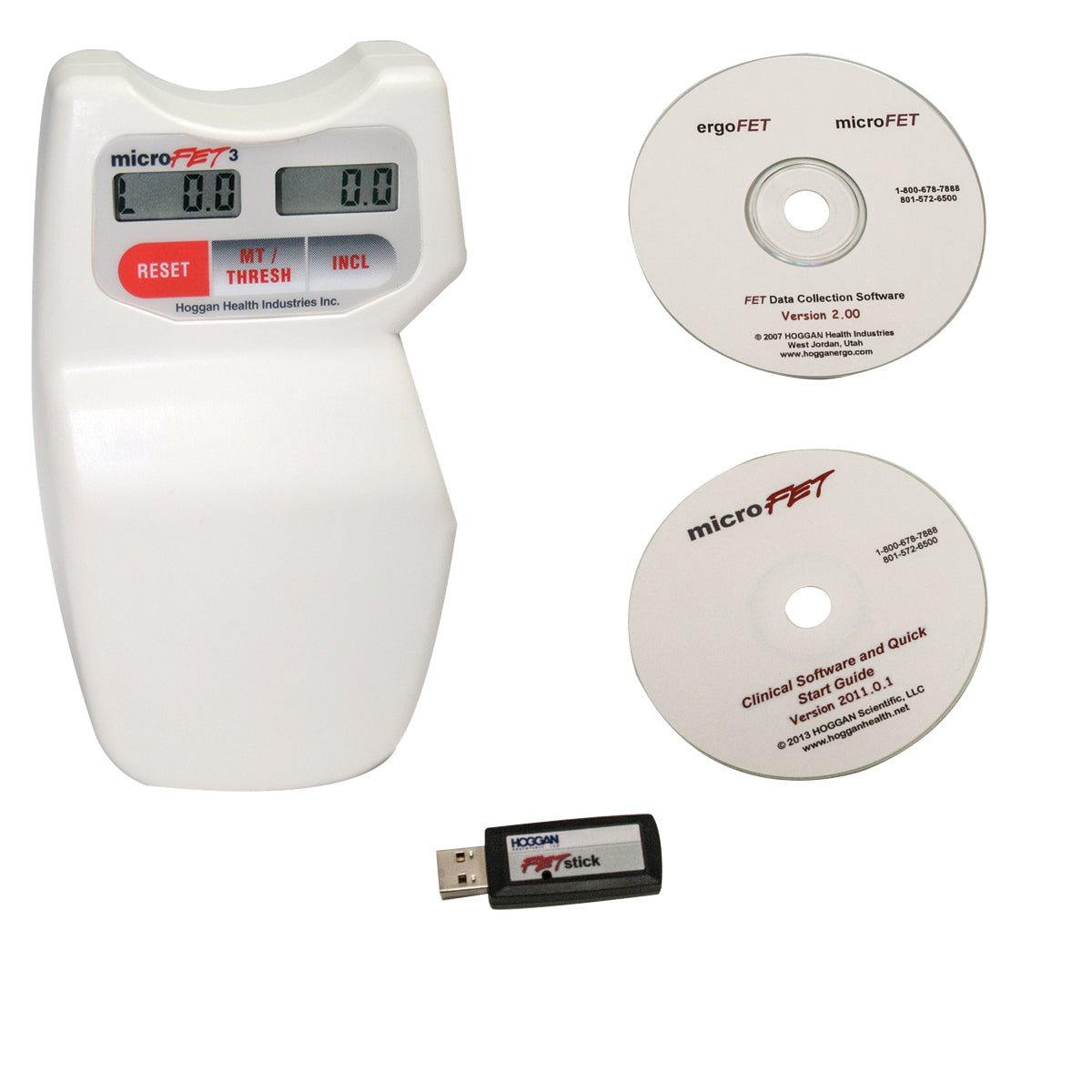 MicroFET3 Digital MMT Inclinometer Combination