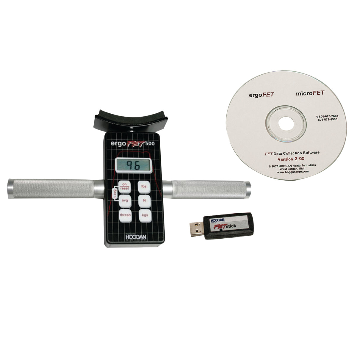 ErgoFET500 Digital Push/ Pull Dynamometer