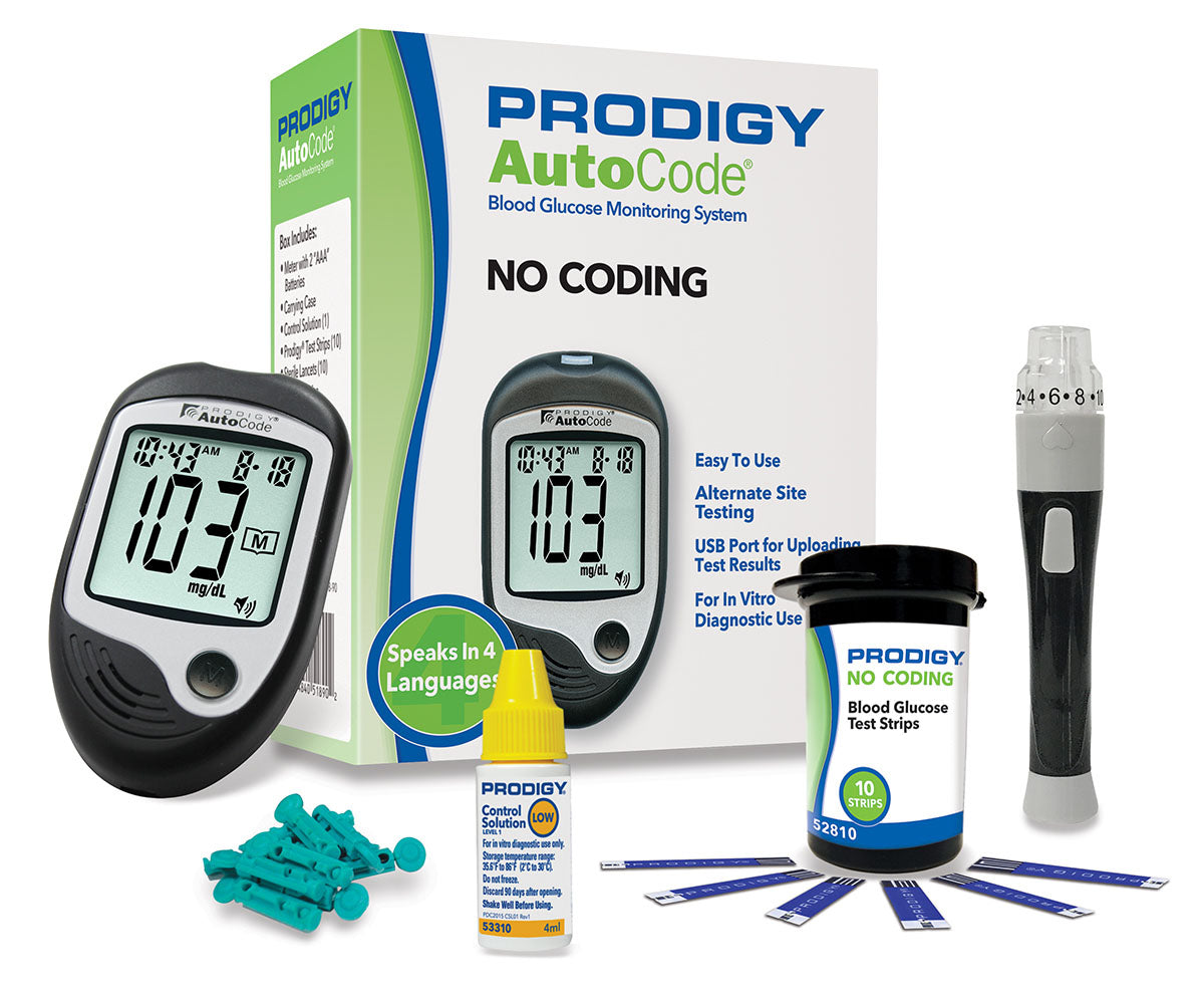 Prodigy Autocode Gloucose Meter