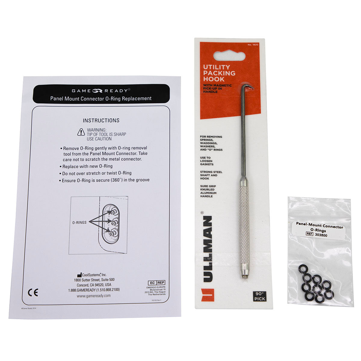 Game Ready GRPro 2.1 Accessory - O-Ring Replacement Kit