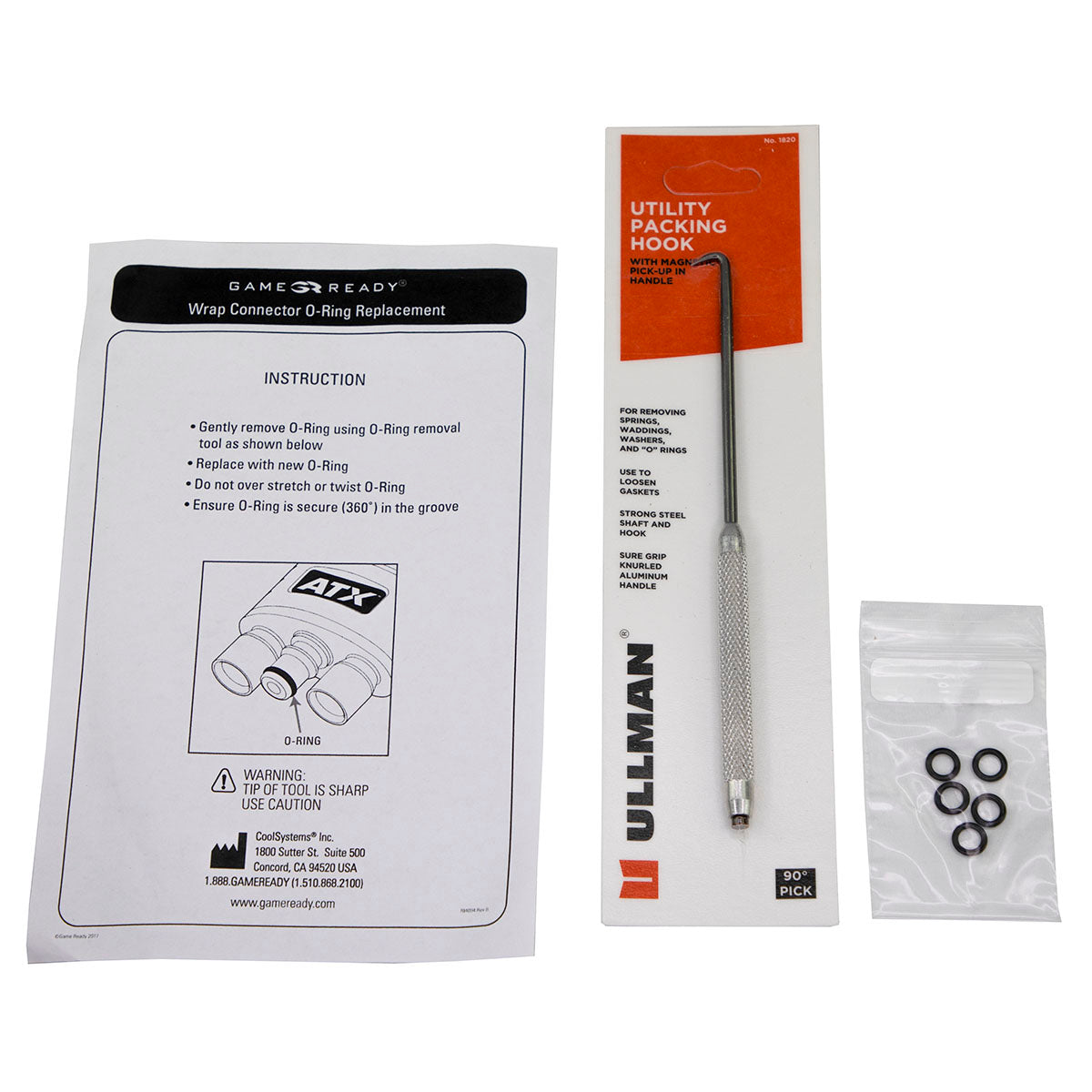 Game Ready GRPro 2.1 Accessory - O-Ring Replacement Kit