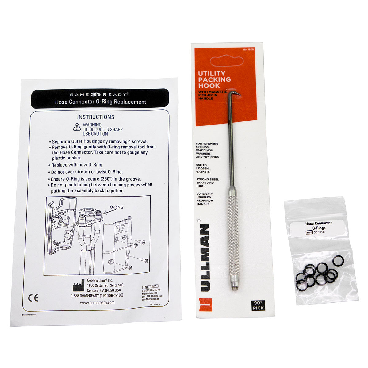 Game Ready GRPro 2.1 Accessory - O-Ring Replacement Kit