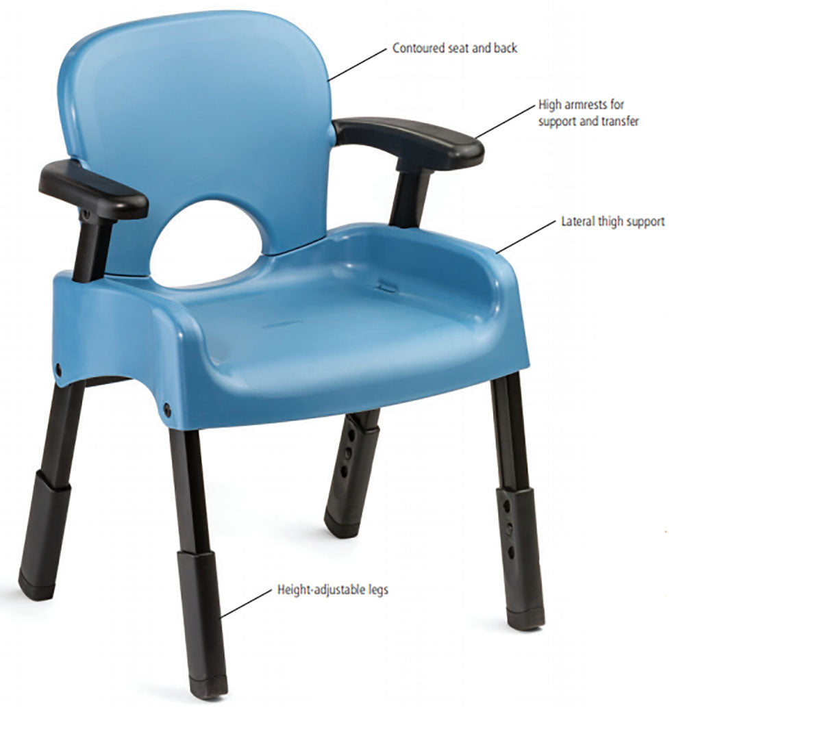 Rifton Compass Chair with Standard Legs - High Friction