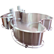 Whitehall Hubbard Immersion Tank Stationary With Legs (w/ Twin 1/2 hp Turbines)