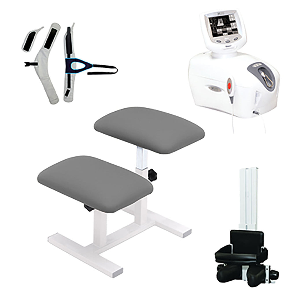 TX Traction Unit, Flexion Stool, Belt System, and Saunders Cervical Traction